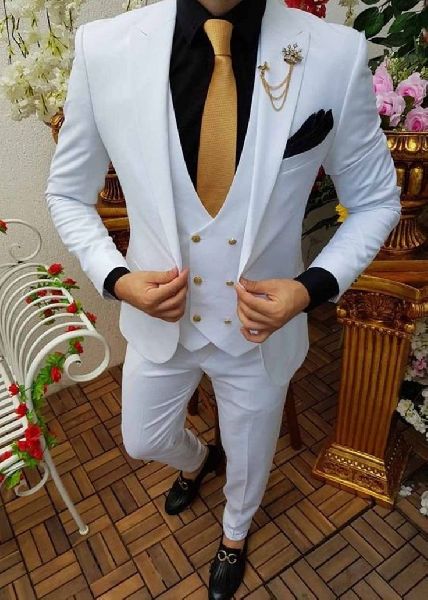 Full Sleeves Mens Three Piece Suit, Size : L, Xl, Xxl, Gender