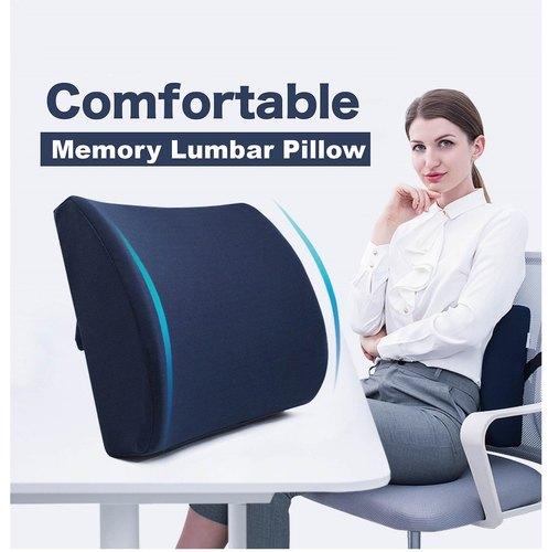Amanoracare 100% memory foam back Support Cushion, Size : Medium