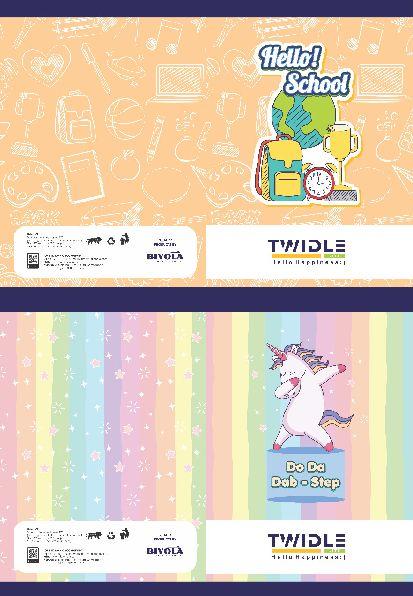 TWIDLE School Notebooks, for STATIONERY, Cover Material : Paper