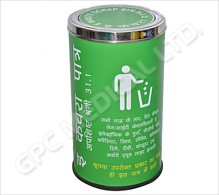 Round SS 202 Grade COLOUR CODING RECYCLE BINS