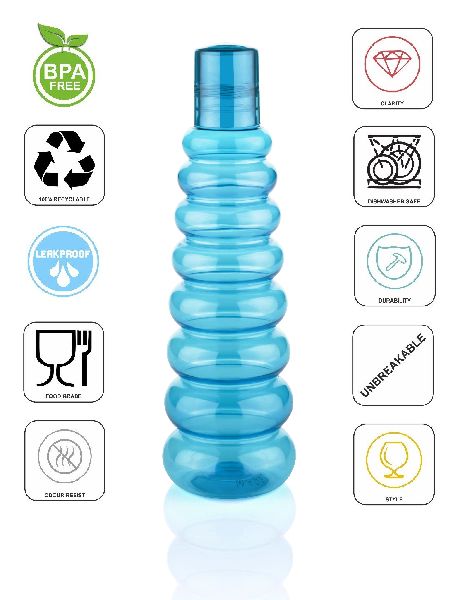 Plain Polished 90gm Plastic Water Bottle, Size : Standard