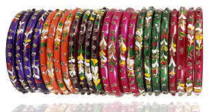 Polished Printed Glass Bangles, Feature : Attractive Designs, Fine Finished
