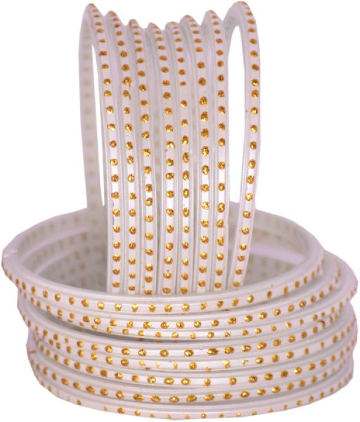 Polished White Glass Bangles, Feature : Attractive Designs, Fine Finished