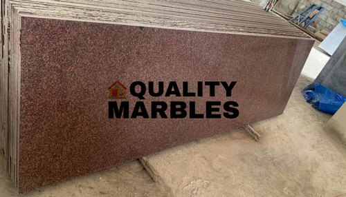 Polished jem Red Granite Slab, Size : Standard