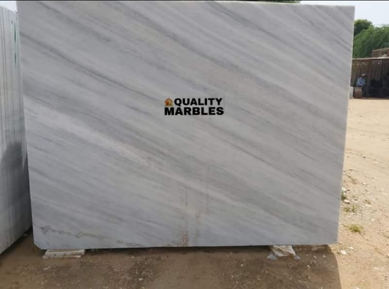 Polished makrana marble, for Floring, Color White at Rs 80 / Square