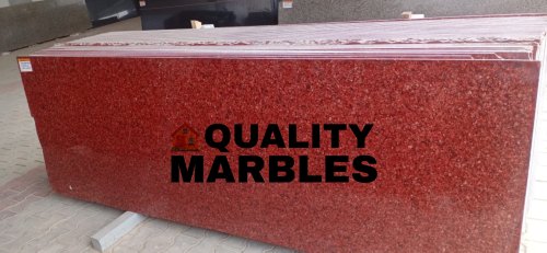 Polished Dark Red Granite Slab, Size : Standard