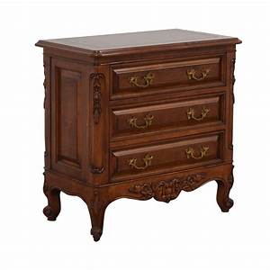 Rectangular Polished Antique Wooden Bedside Table, for Home, Hotel, Parlour, Size : 35x40x60 cm