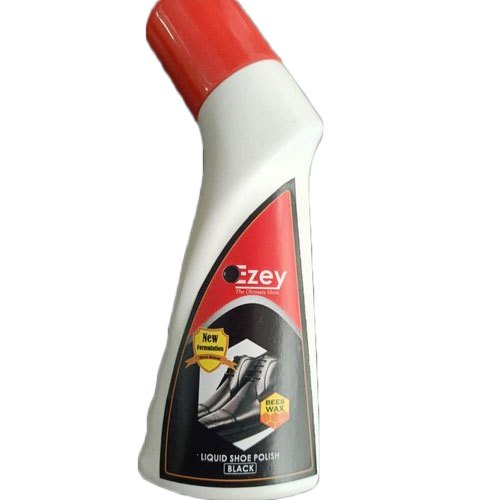 Ezey Black Liquid Shoe Polish, Packaging Type : Plastic Can