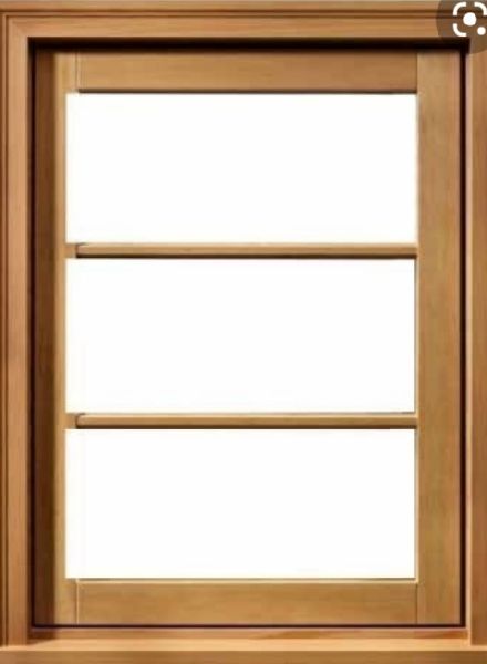 Vertical Wooden Window