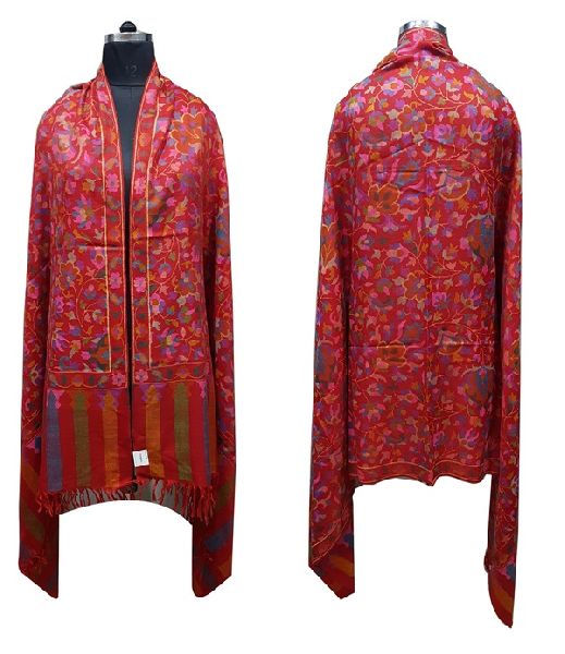 Pure Pashmina kani shawl, Technics : Handloom, Pattern : Handwoven at ...