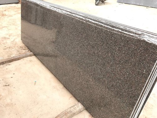 Polished Adhunik Brown Granite Slab, for Countertop