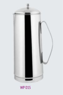 Round Crown Steel Jug, for Serving Water, Feature : Fine Finish
