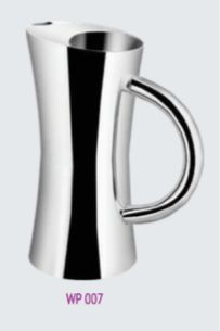 Polished Damru Steel Jug, for Serving Water, Feature : Fine Finish