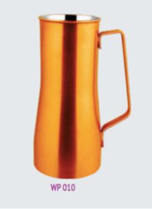 Round Royal Steel Jug, for Serving Water, Feature : Fine Finish