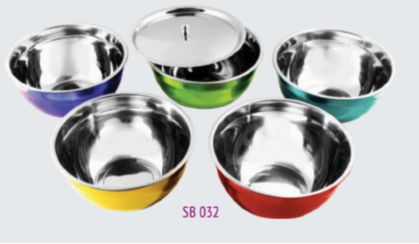Steel Colored German Bowl Set, Feature : Hard Structure
