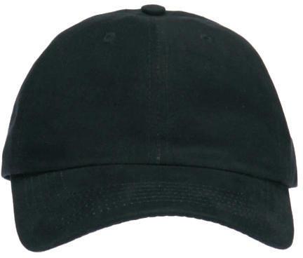 Mens Black Cap, Pattern : Plain