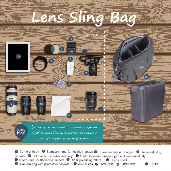 MOBIUS ULTIMATE LENS SLING BAG OR DSLR SLING BAG