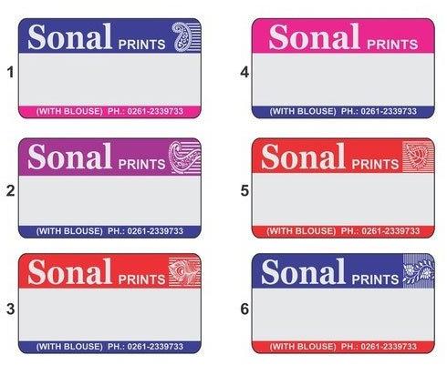 Glossy Paper Name Label, Pattern : Printed