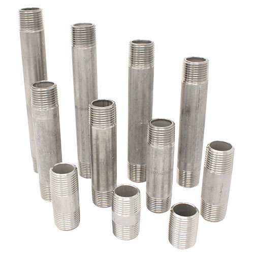 Round Polished Stainless Steel Pipe Nipple, Feature : Corrosion Proof, Fine Finishing, High Strength