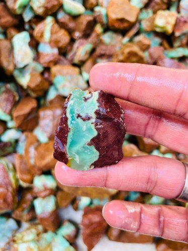 Natural Chrysoprase Rough Stone, Stone Form : Solid