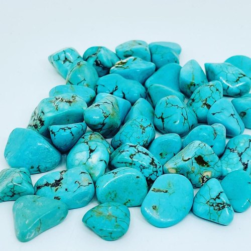Polished Natural Howlite Rough Stone, Color : Blue