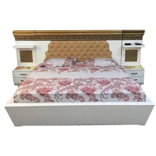 Rectangular Antique Wooden Bed
