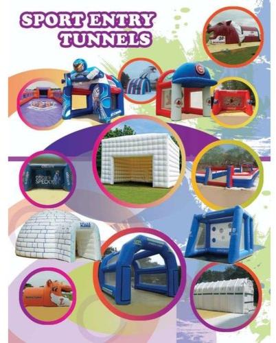 PVC Inflatable Sport Entry Tunnels, Size : 8 Feet