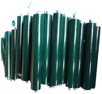 PU Coated Roller, Color : Green