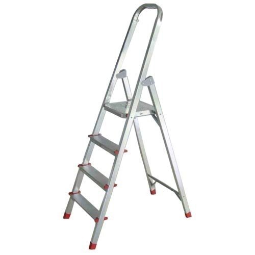 Aluminium Folding Step Ladder, Color : Silver