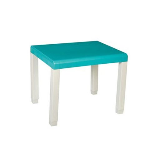 Rectangular Plastic Center Table, Color : White, Green