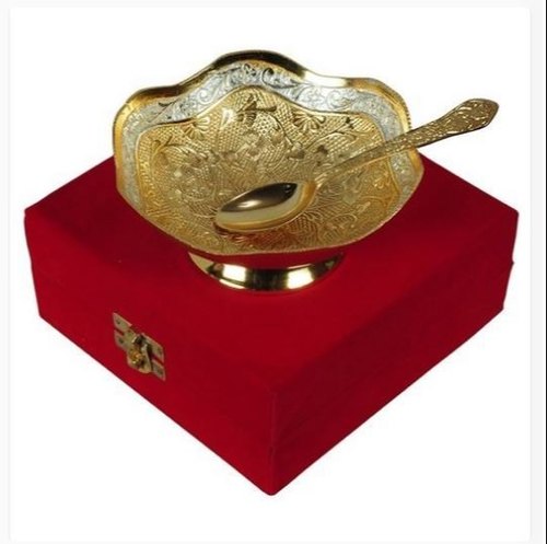 Gold Leaf Platter, Packaging Type : Boxing