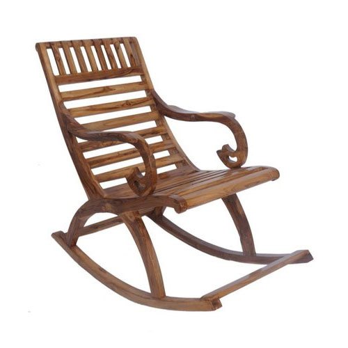 Wooden Rocking Chair, Color : Brown