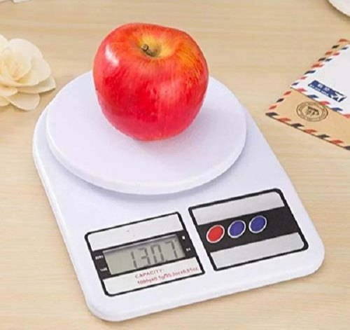 Round Digital Electronic Weight Machine, Color : White