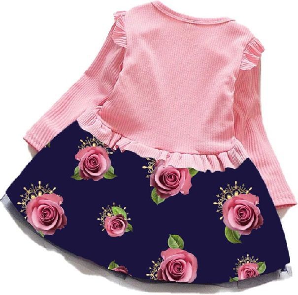 New Design Baby Girl Casual Frock Dress