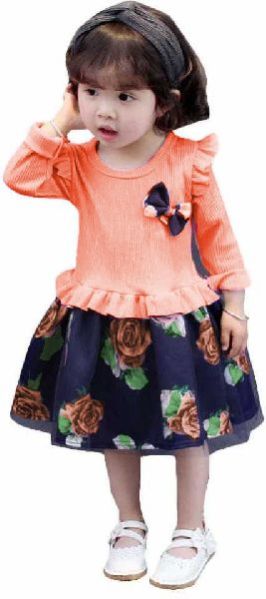 New Design Baby Girl Casual Frock Dress