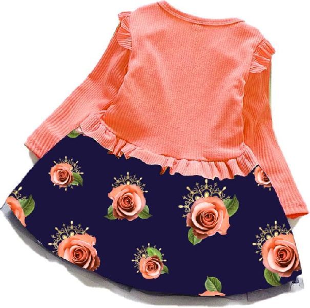 New Design Baby Girl Casual Frock Dress