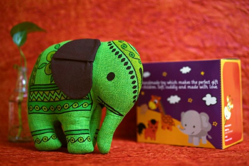 Green Elephant Toy