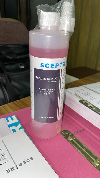 SCEPTRE Hydrogen hand sanitizer, Packaging Size : 100ml, 500ml
