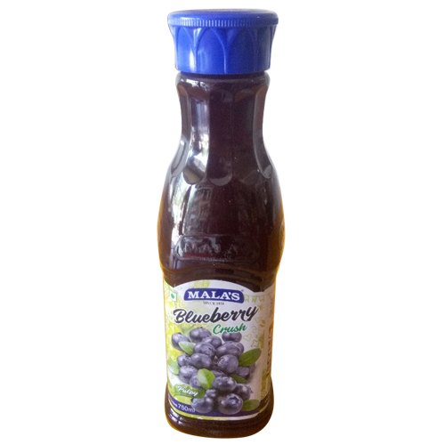 Mala's Blueberry Crush Fruit Juice, Purity : 100 %