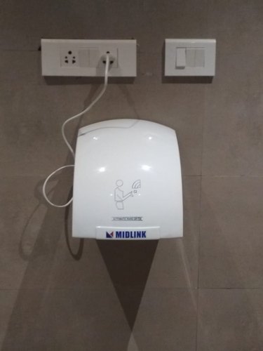 MIDLINK ABS Hand Dryer, Color : White