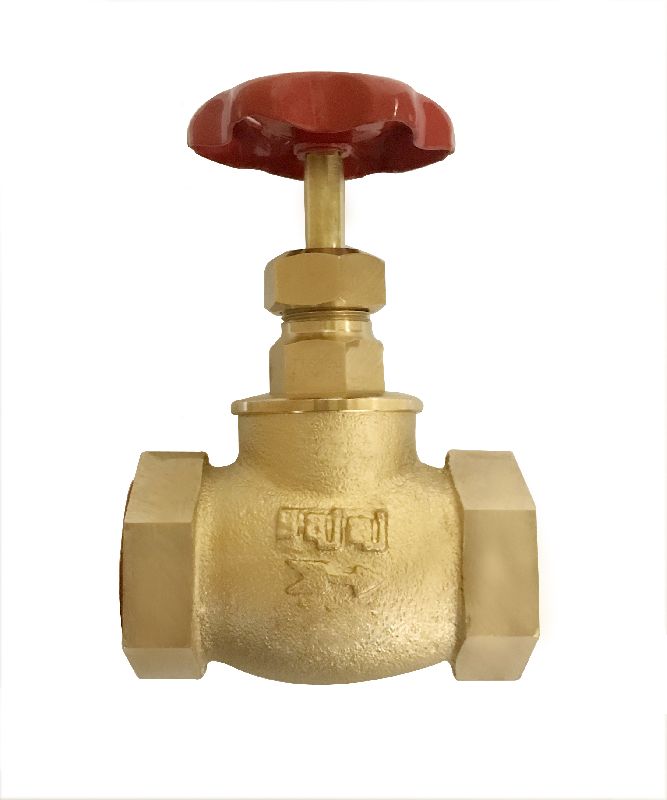 Bronze 150 lb Angle Valve with Bronze Trim, Bolted Bonnet, Stop
