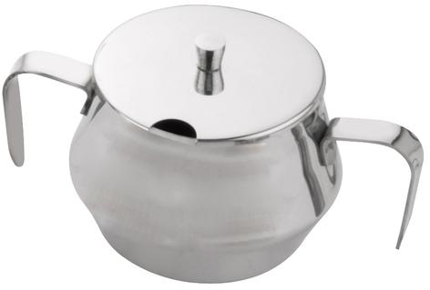Bhalaria Stainless Steel  Sugar Bowl, for Hotel/Restaurant, Color : Silver