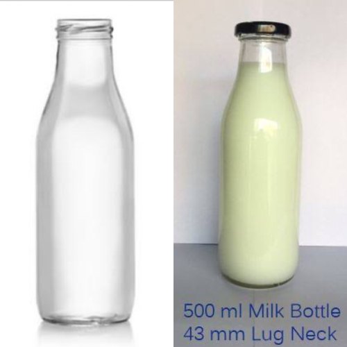 Glass Milk Bottle, Sealing Type : bulk