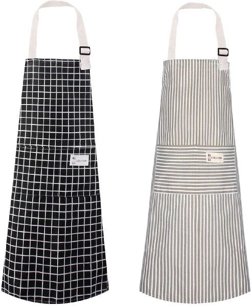 Pattern Cotton Cooking Apron, Feature : Comfortable, Easily Washable