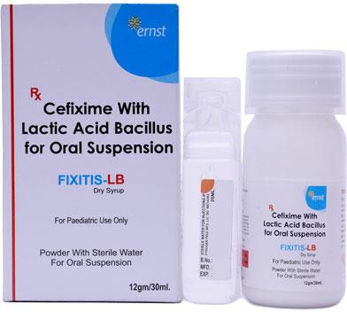 Cefixime And Lactic Acid Bacillus Oral Suspension
