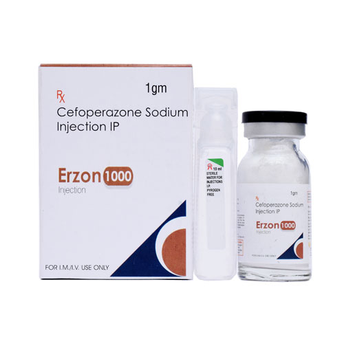ERZON 1000 Cefoperazone Sodium Injection
