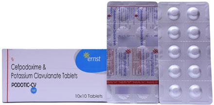 Cefpodoxime And Potassium Clavulanate Tablets