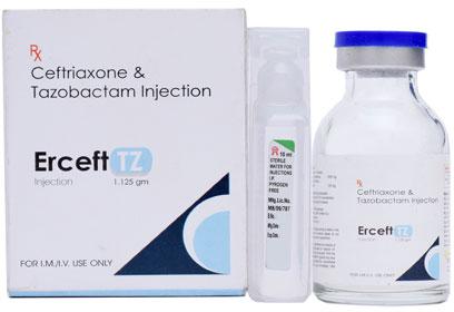 ERCEFT TZ Ceftazidime and Tazobactum Injection