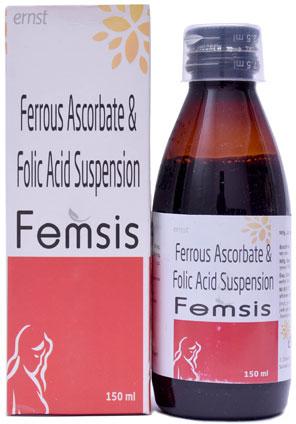 Ferrous Ascorbate And Folic Acid Suspension