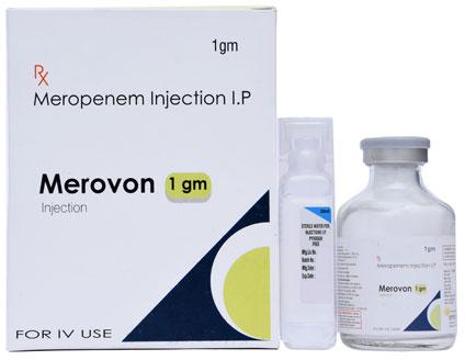 MEROVON 1000 Meropenem Injection